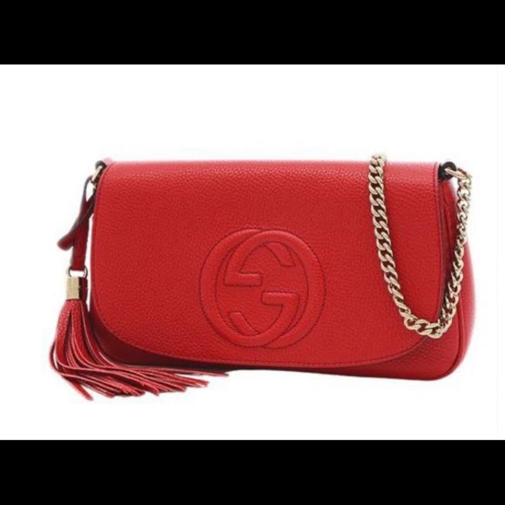 Gucci Soho Bag on Chain with Tassel